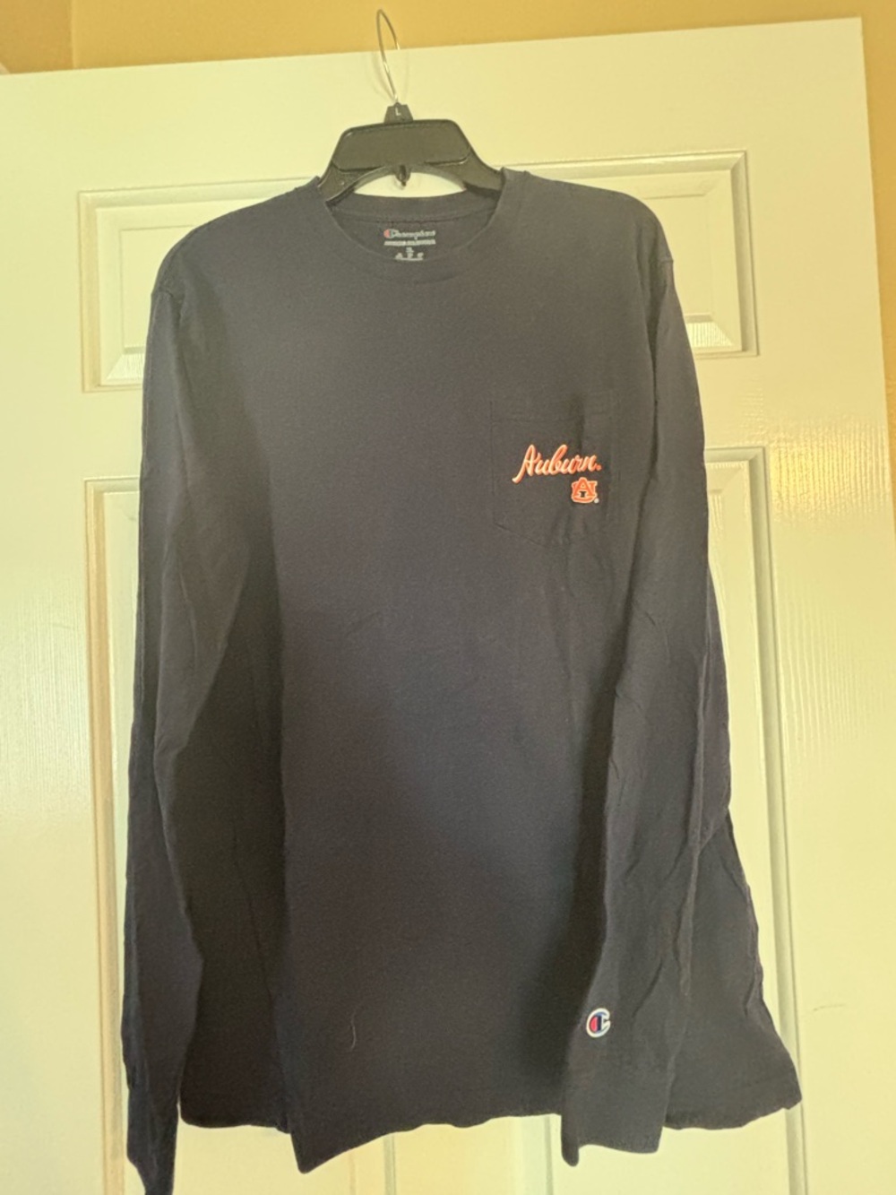 Auburn University Long Sleeve Pocket Tee
